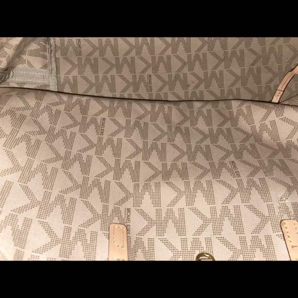 *Bundle* Michael Kors Jet Set Logo Medium Travel Tote & Fulton Travel Pouch - Picture 10 of 15